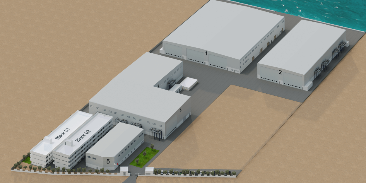 Project Image of RAK RMC Factory Top View
